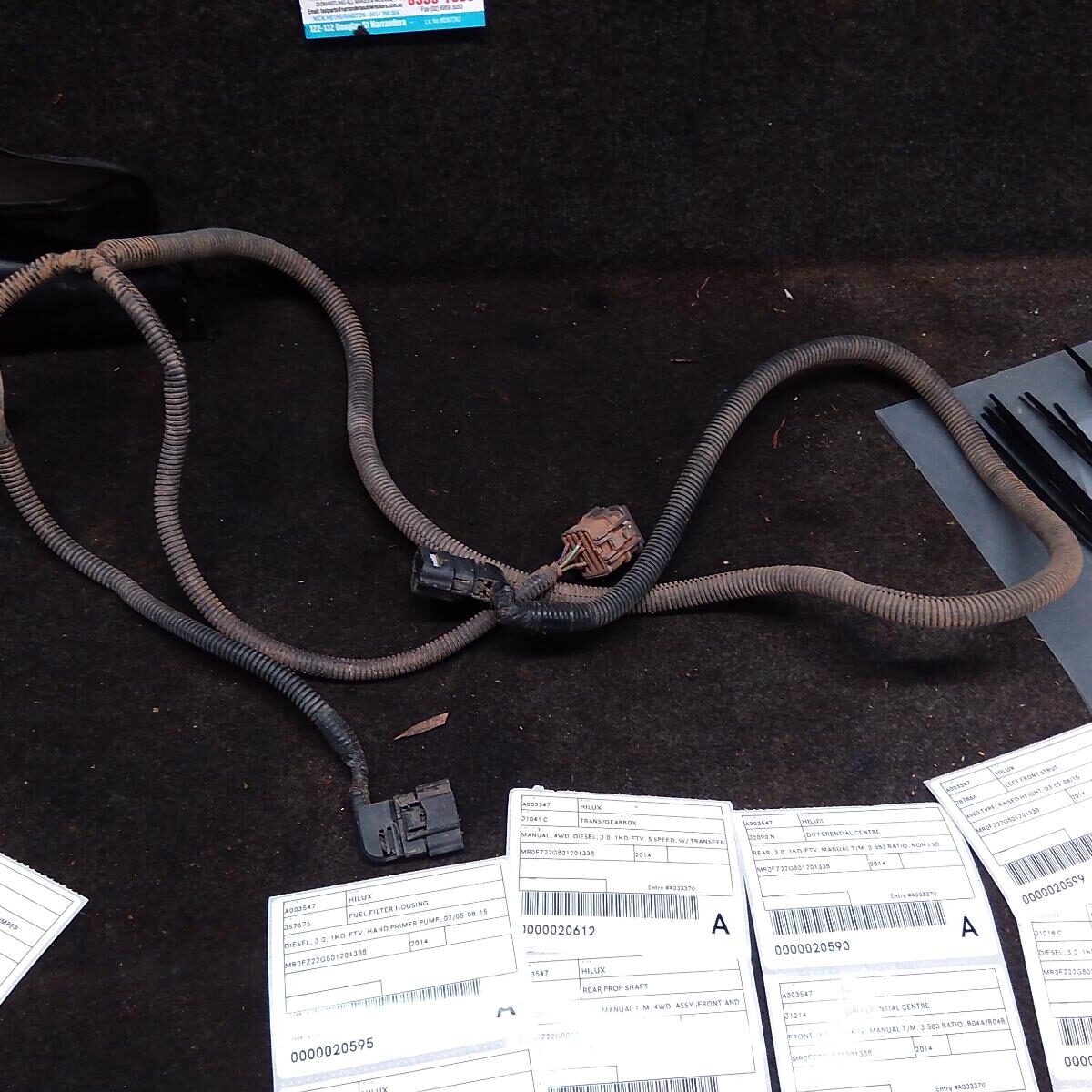 2021 ISUZU DMAX WIRE HARNESS