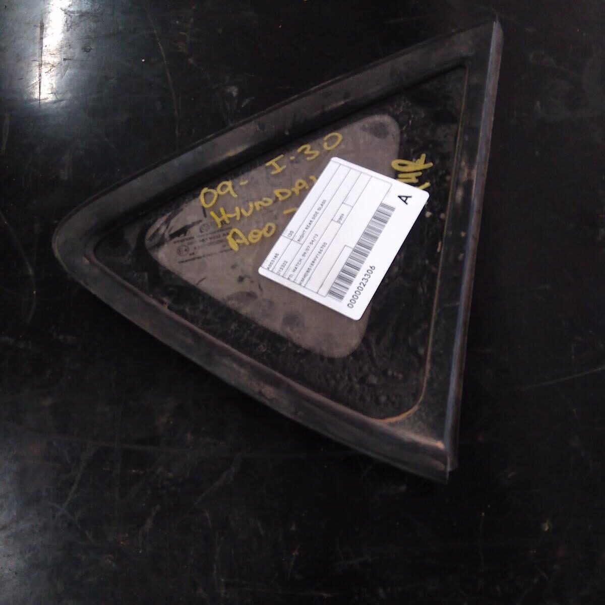 2009 HYUNDAI I30 Right Rear Side Glass