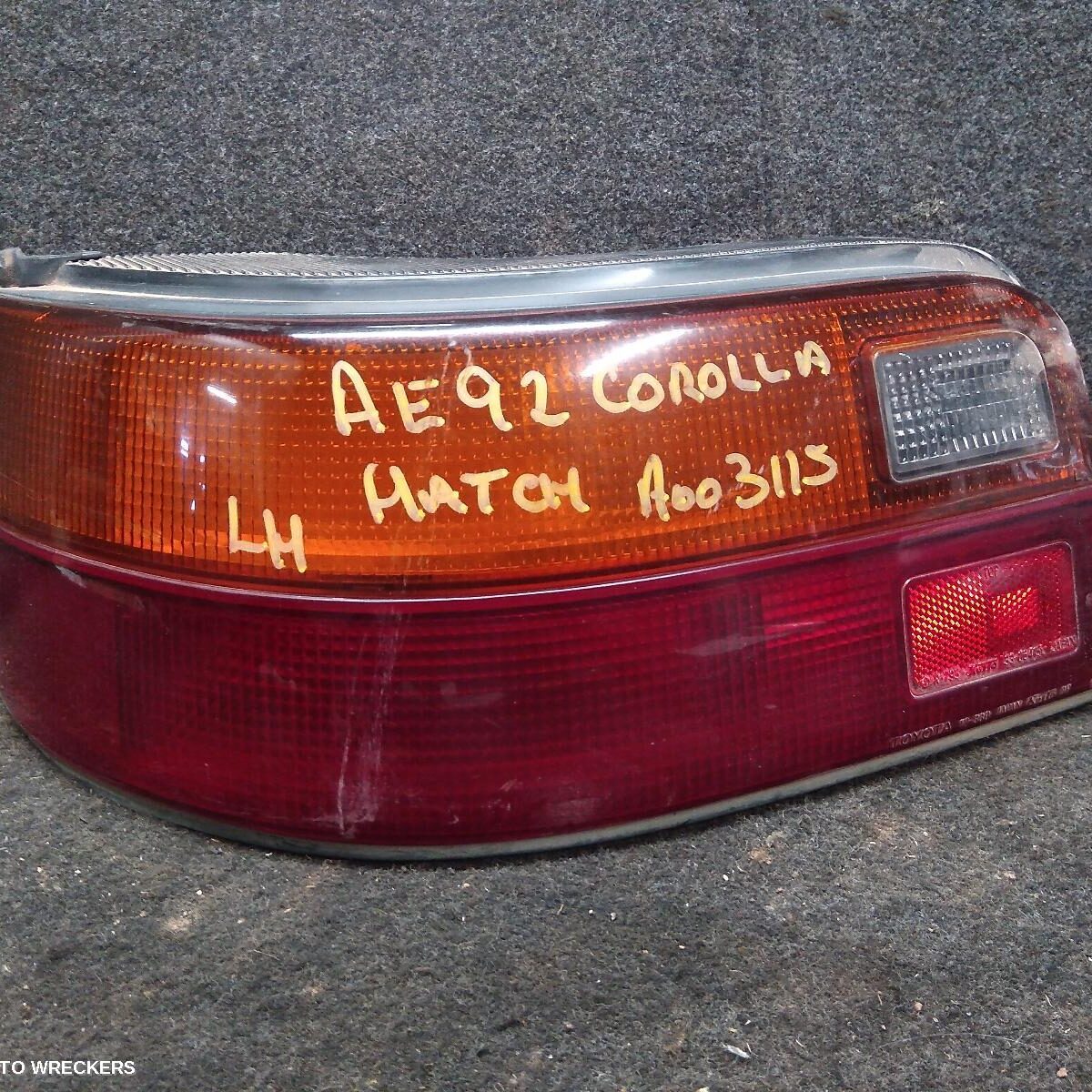 1994 TOYOTA COROLLA Left Taillight