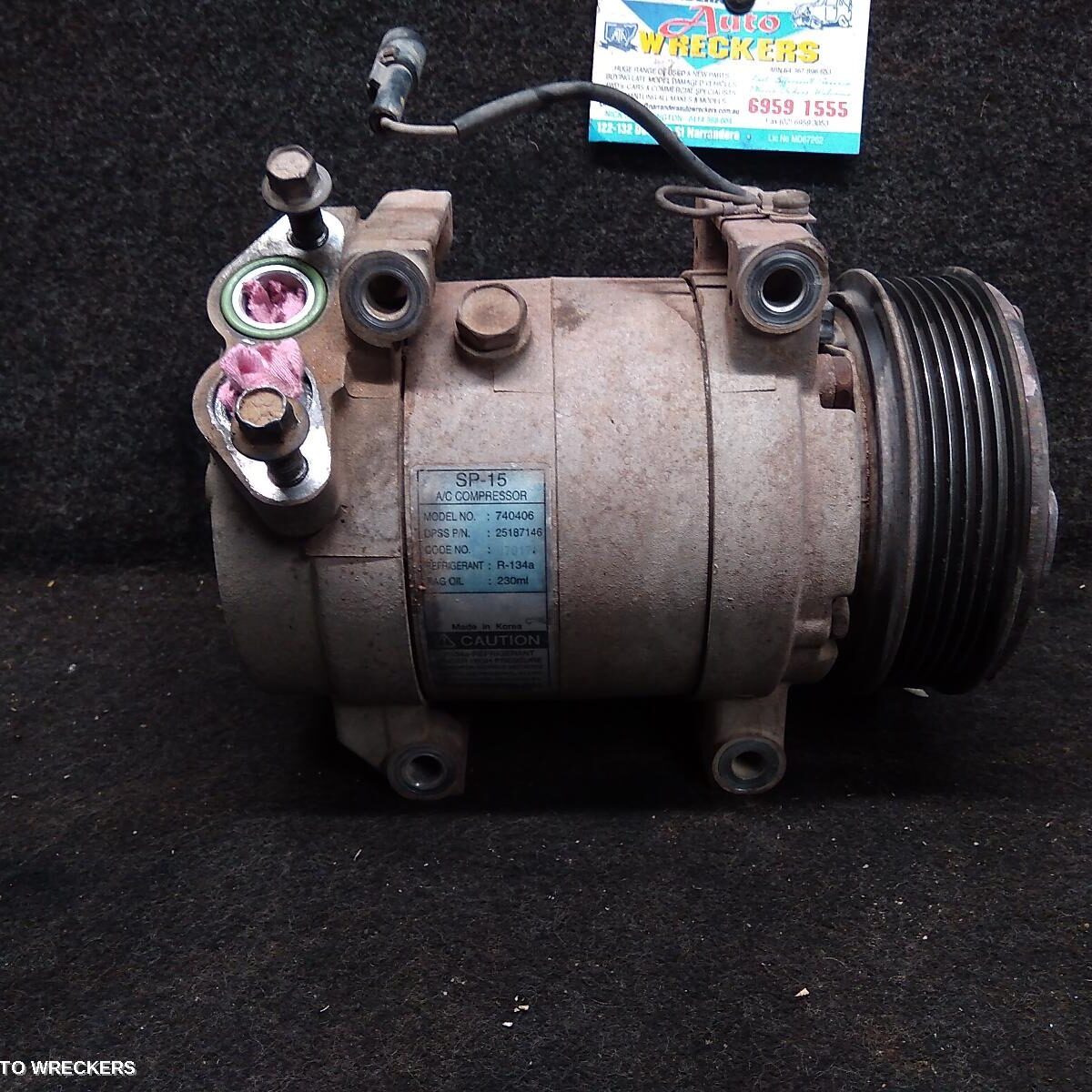 2010 HOLDEN COLORADO A/C Compressor