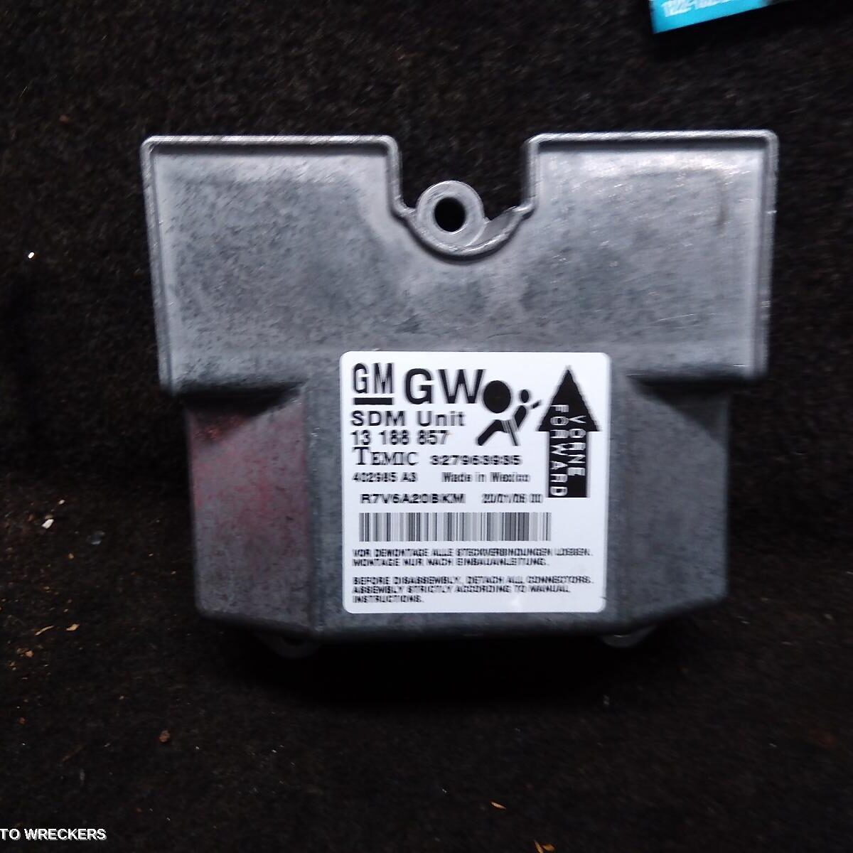2006 HOLDEN ASTRA Airbag Module/Sensor