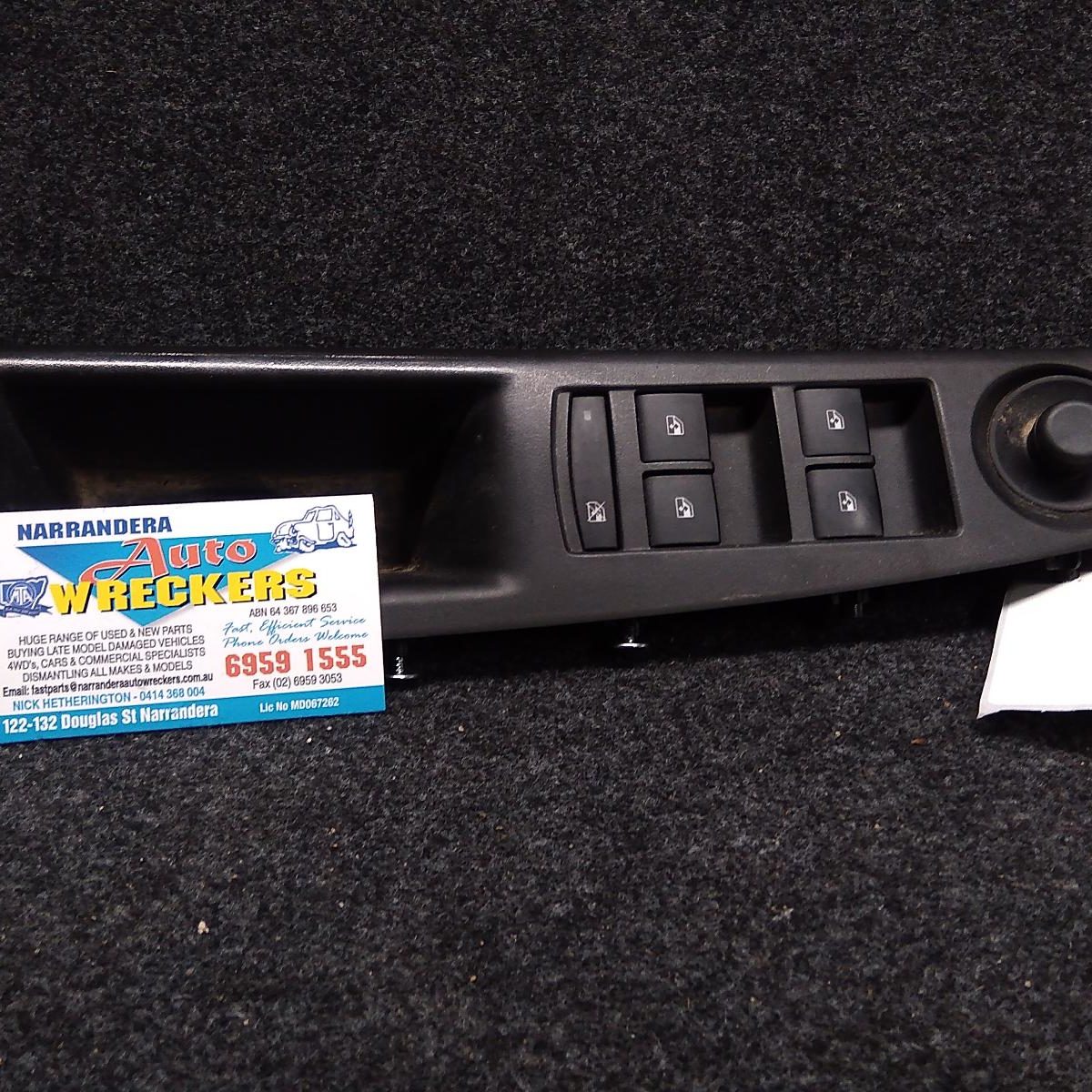 2011 HOLDEN CRUZE PWR DR WIND SWITCH