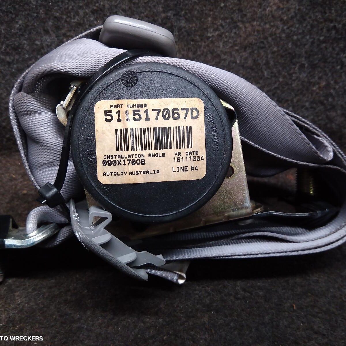 2005 TOYOTA CAMRY Seatbelt/Stalk