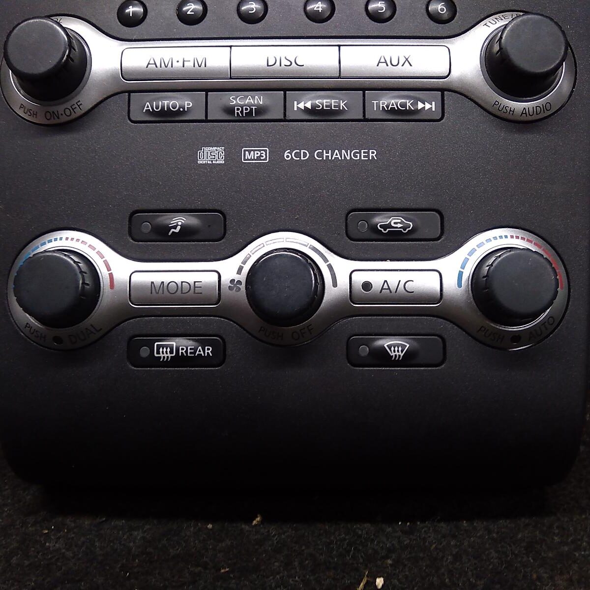 2010 NISSAN MURANO HEATER/AC CONTROLS