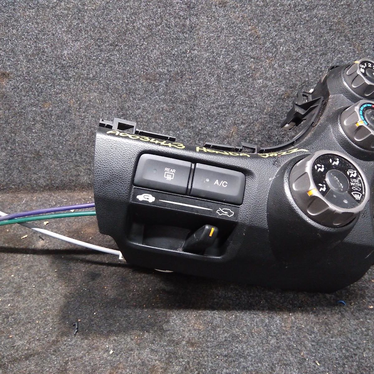 2012 HONDA JAZZ HEATER/AC CONTROLS