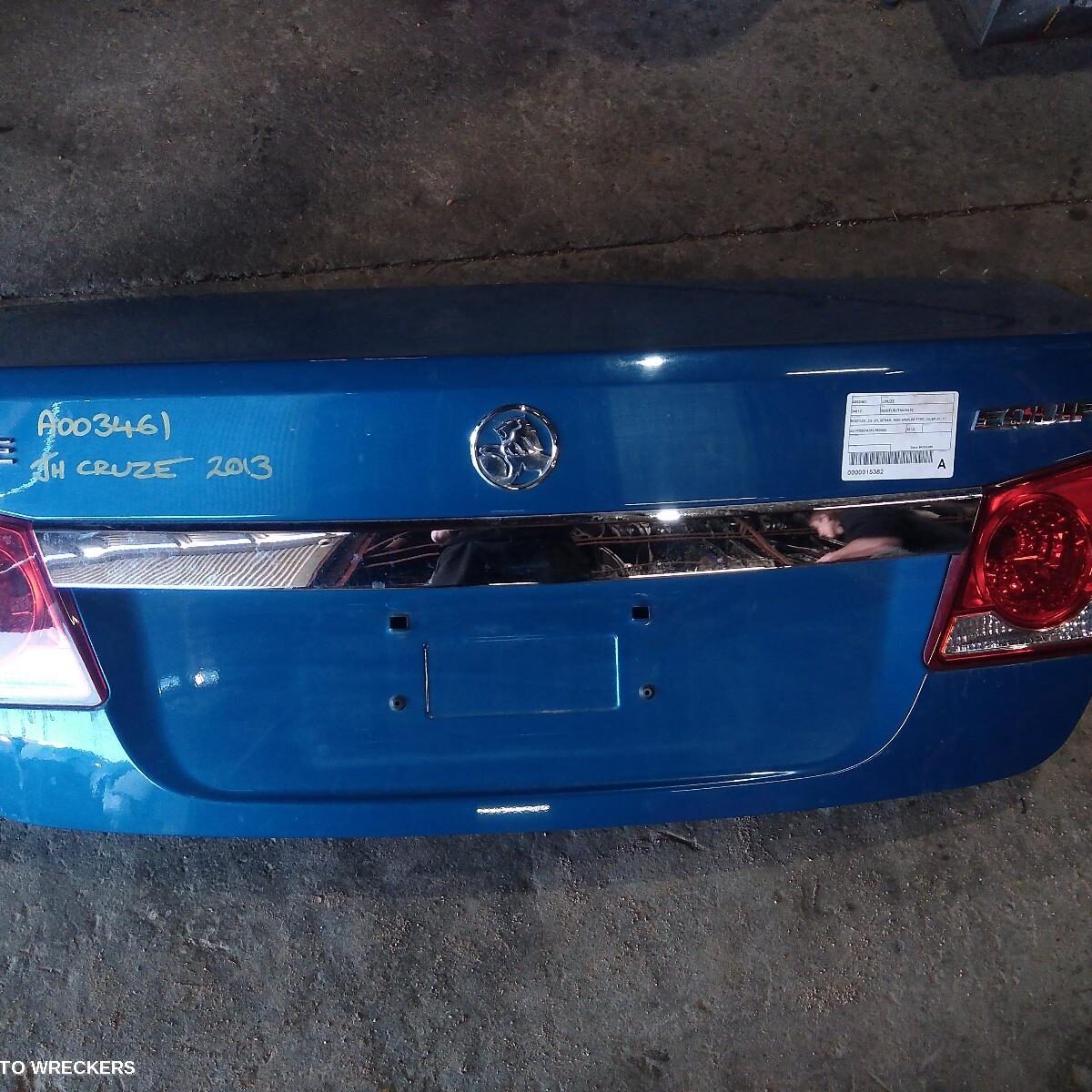 2013 HOLDEN CRUZE Bootlid/Tailgate