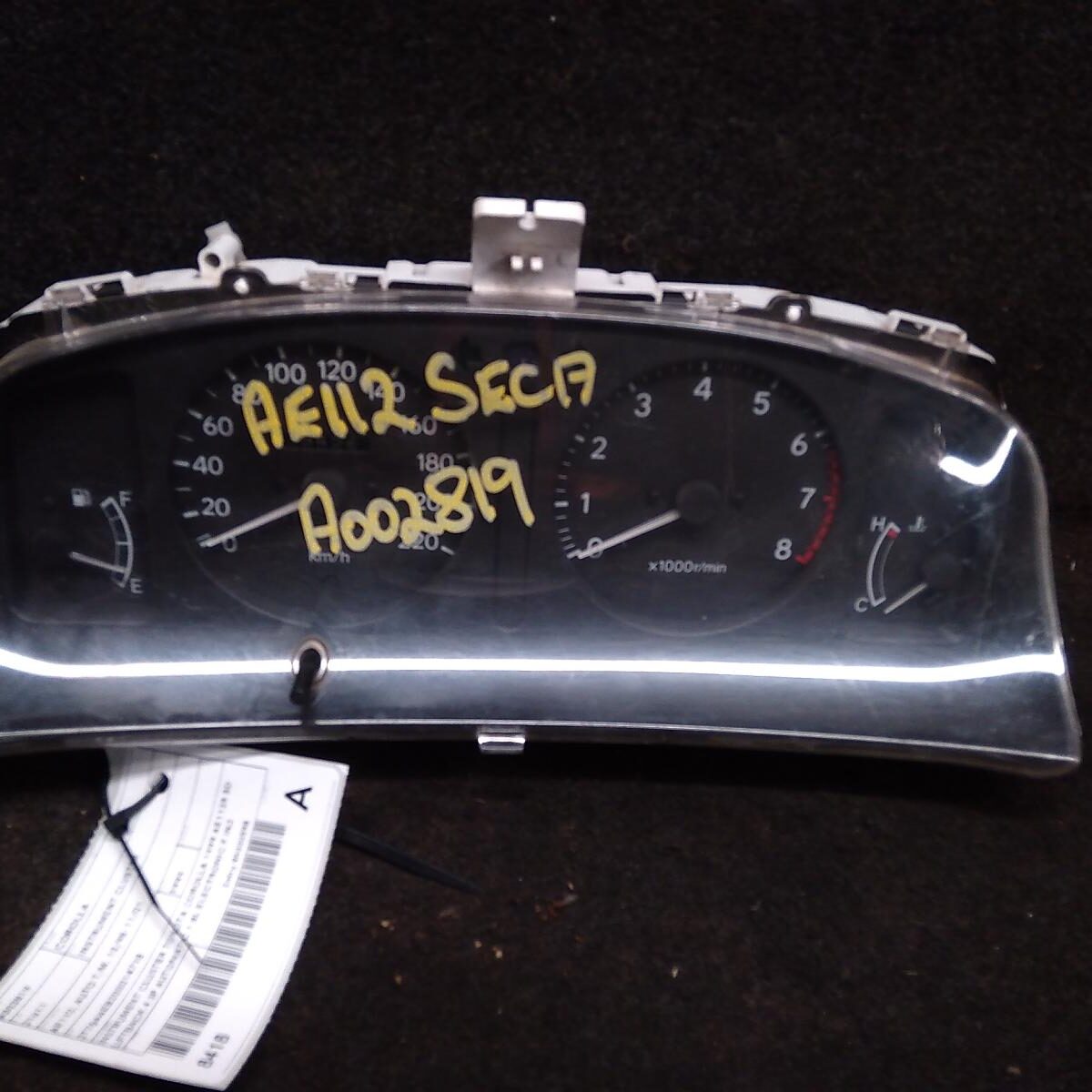 1999 TOYOTA COROLLA INSTRUMENT CLUSTER