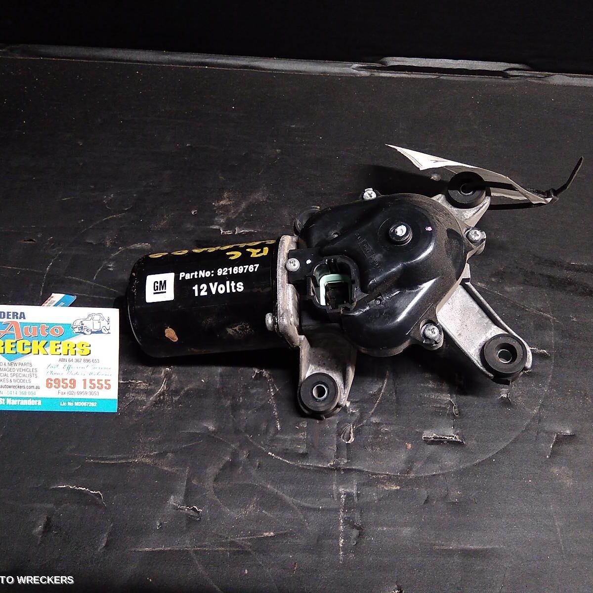 2009 HOLDEN COLORADO Wiper Motor