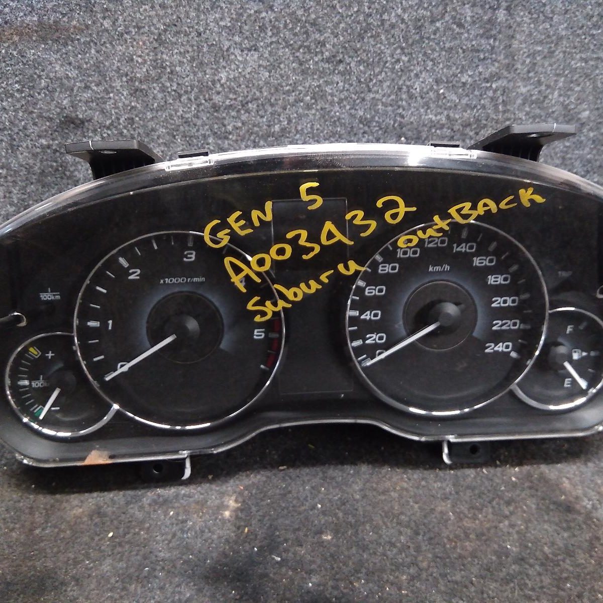 2010 SUBARU OUTBACK INSTRUMENT CLUSTER