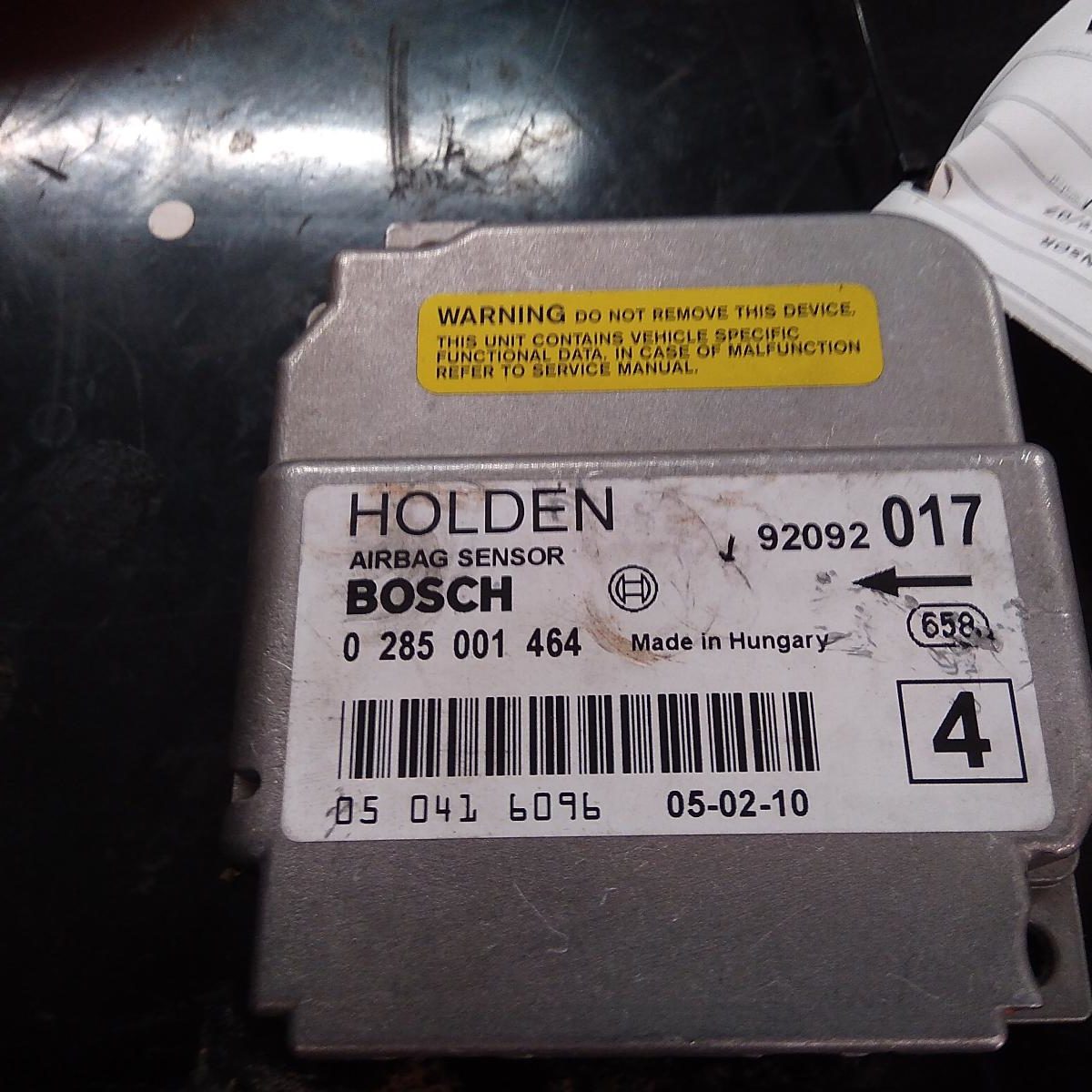 2003 HOLDEN COMMODORE AIRBAG MODULE/SENSOR