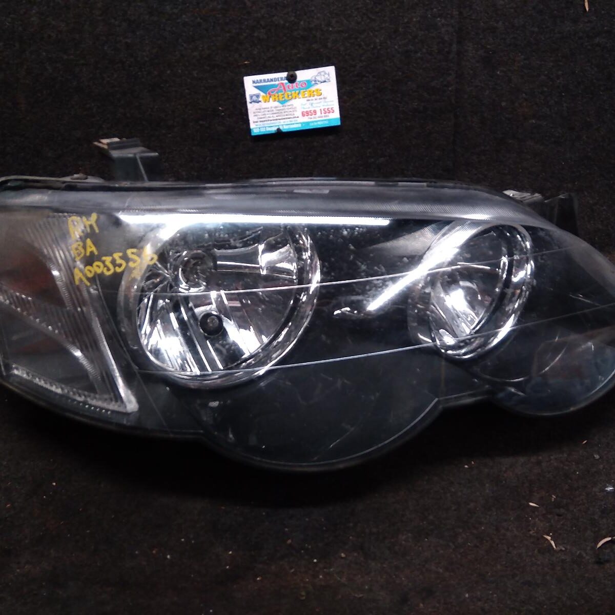 2002 FORD FALCON RIGHT HEADLAMP