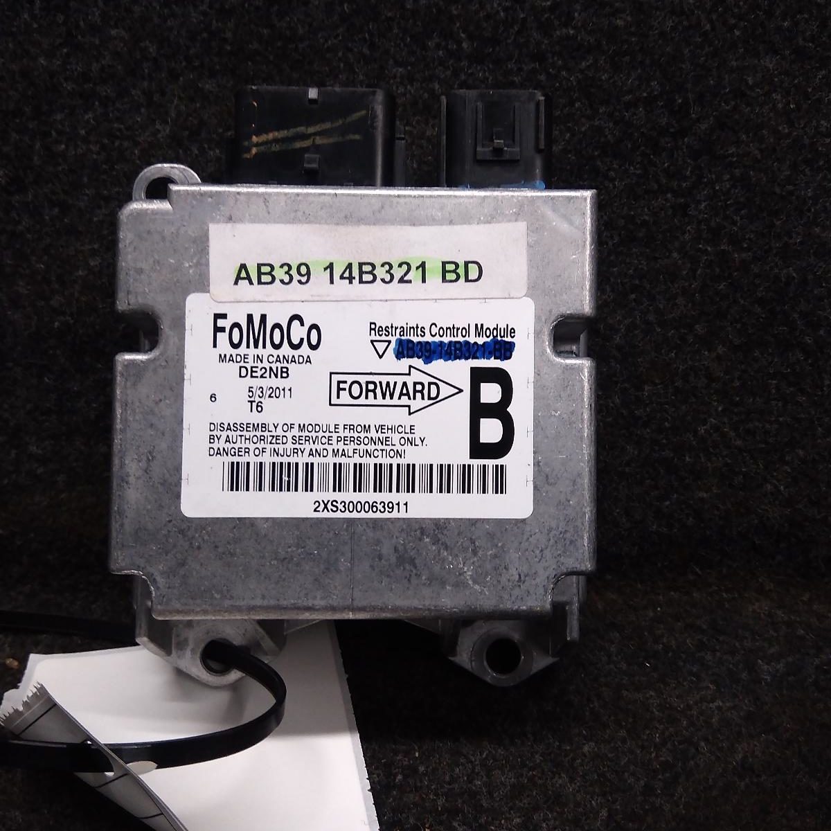 2012 FORD RANGER AIRBAG MODULE/SENSOR