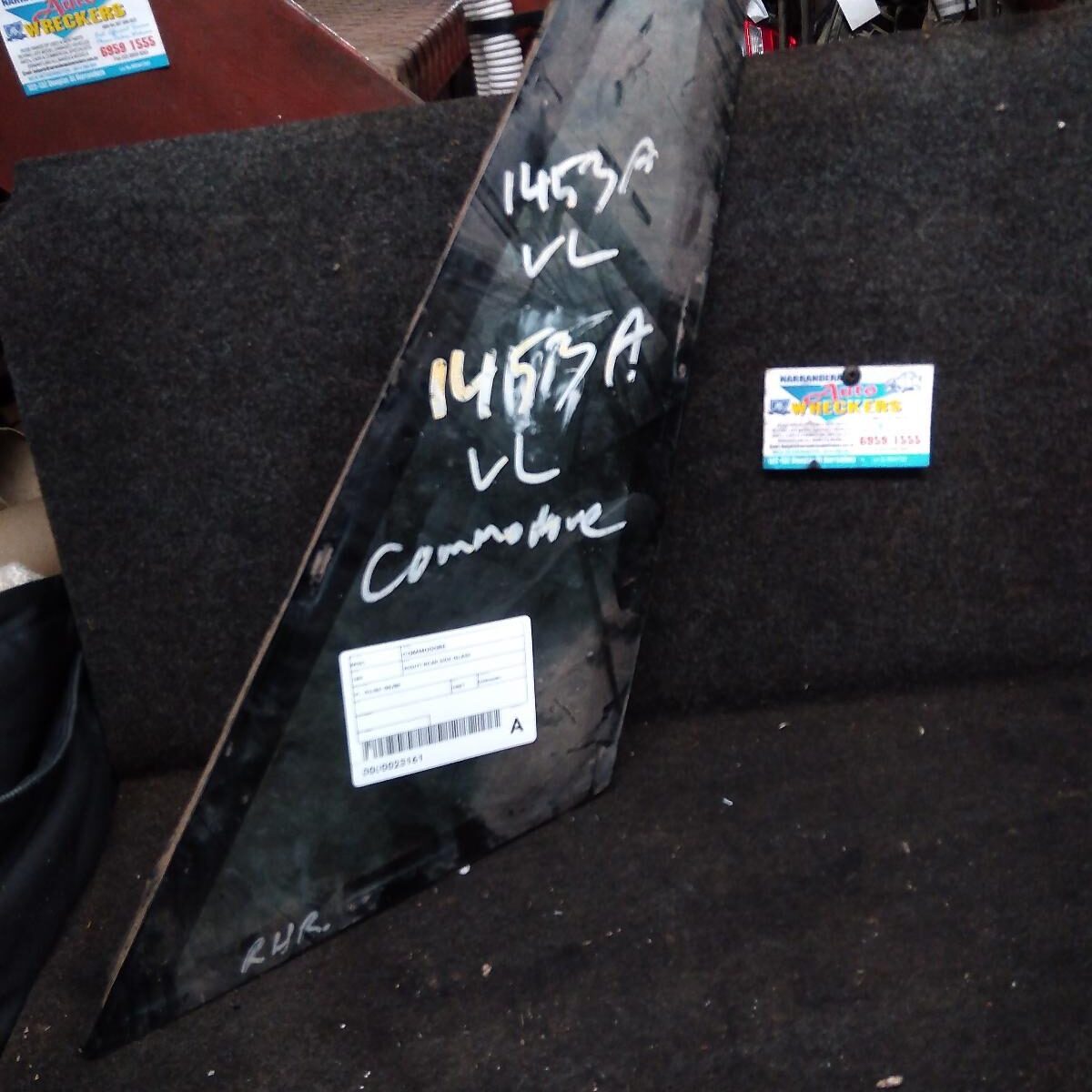 1987 HOLDEN COMMODORE Right Rear Side Glass