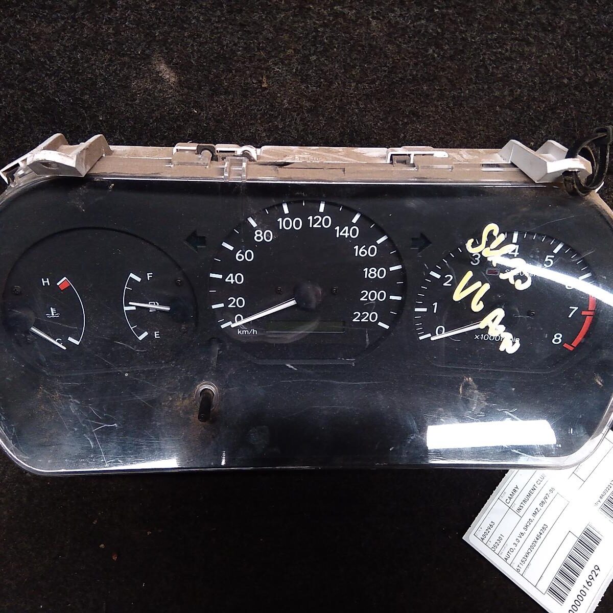 1997 TOYOTA CAMRY INSTRUMENT CLUSTER