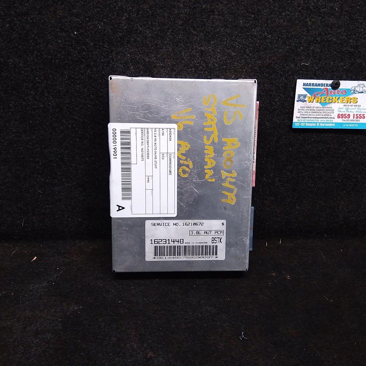 1996 HOLDEN COMMODORE ECU