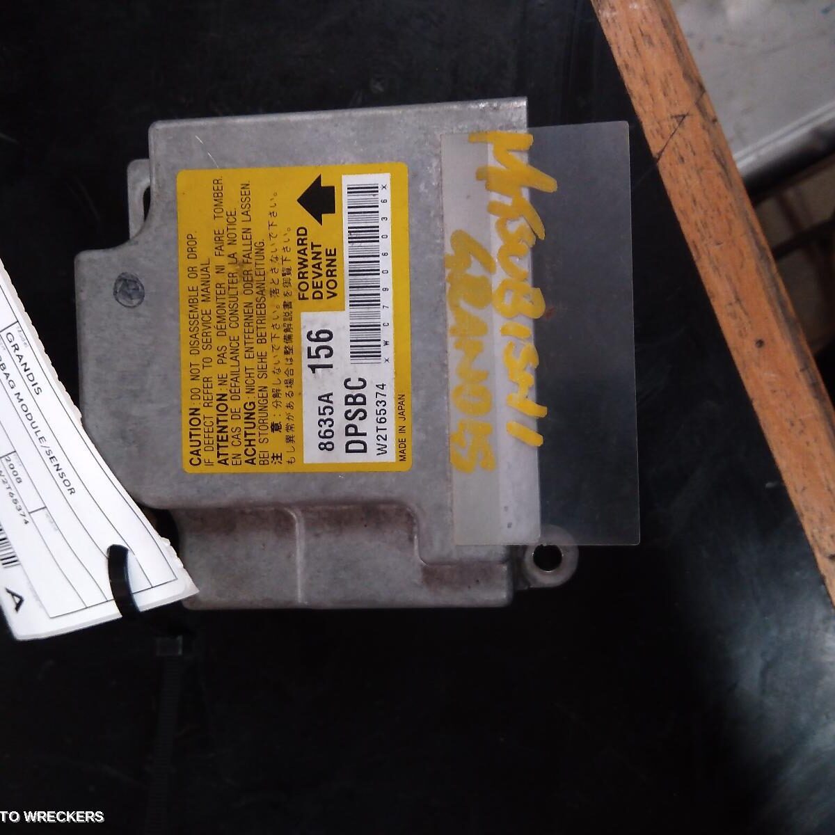 2008 MITSUBISHI GRANDIS Airbag Module/Sensor