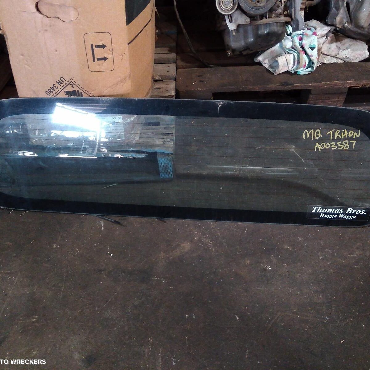 2018 MITSUBISHI TRITON Rear/Tailgate Glass