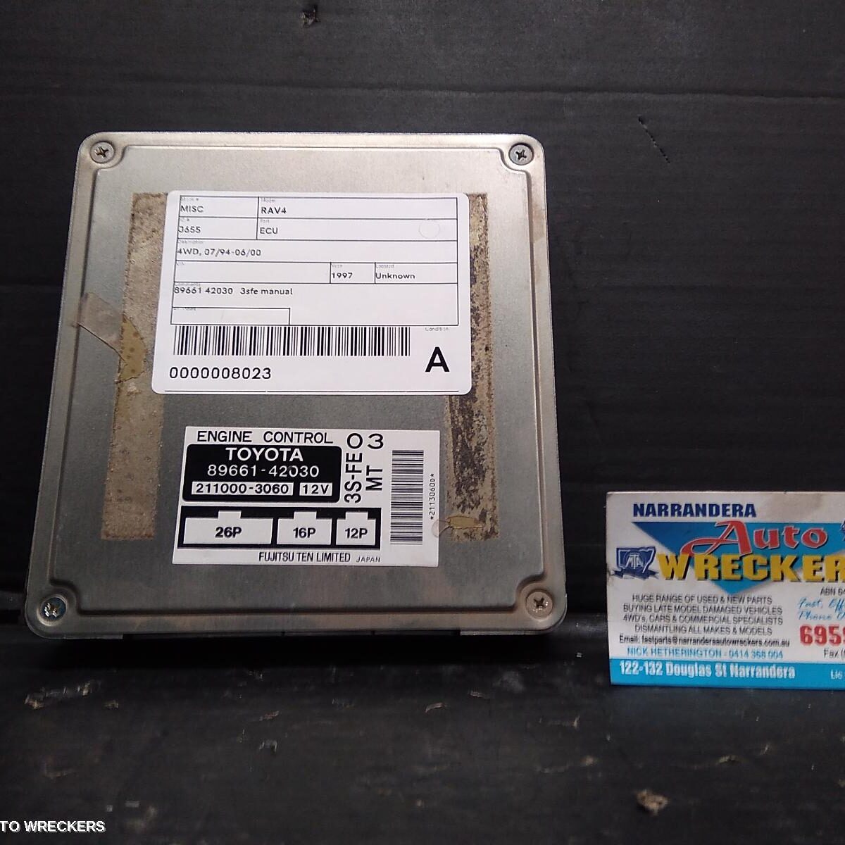 1997 TOYOTA RAV4 Ecu