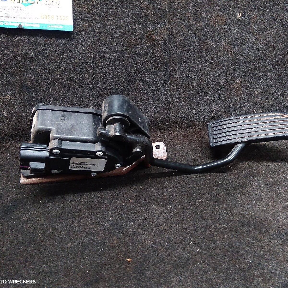 2010 HOLDEN COLORADO Pedal Assembly