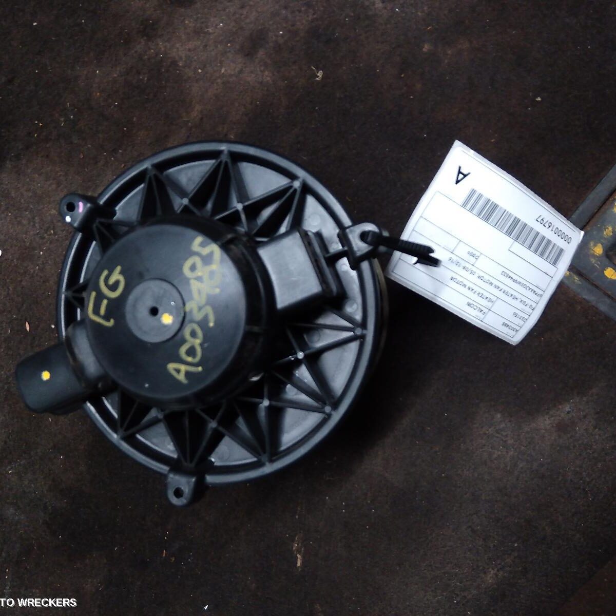 2009 FORD FALCON Heater Fan Motor