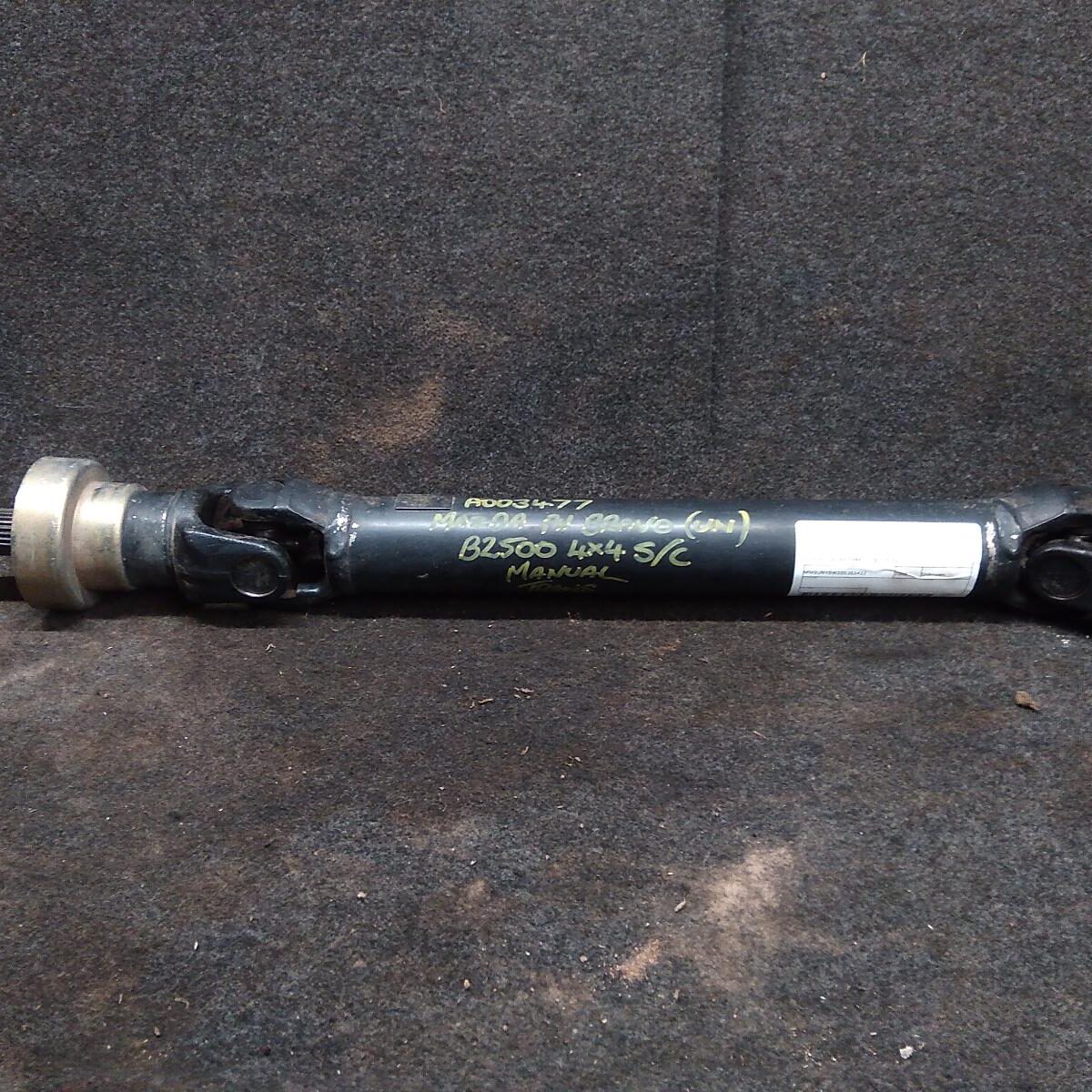 2005 MAZDA BRAVO FRONT PROP SHAFT