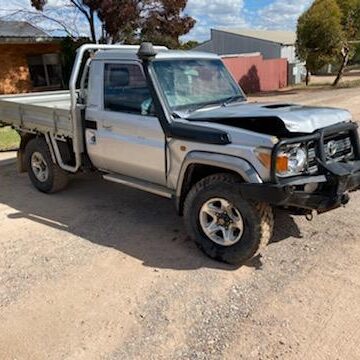 2009 TOYOTA LANDCRUISER REAR/TAILGATE GLASS