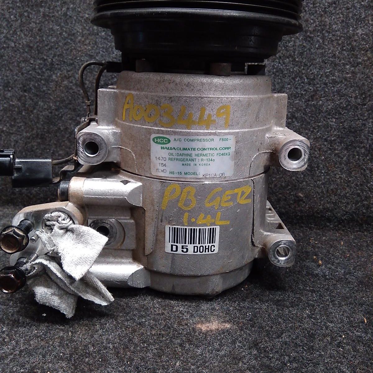 2011 HYUNDAI GETZ A/C COMPRESSOR