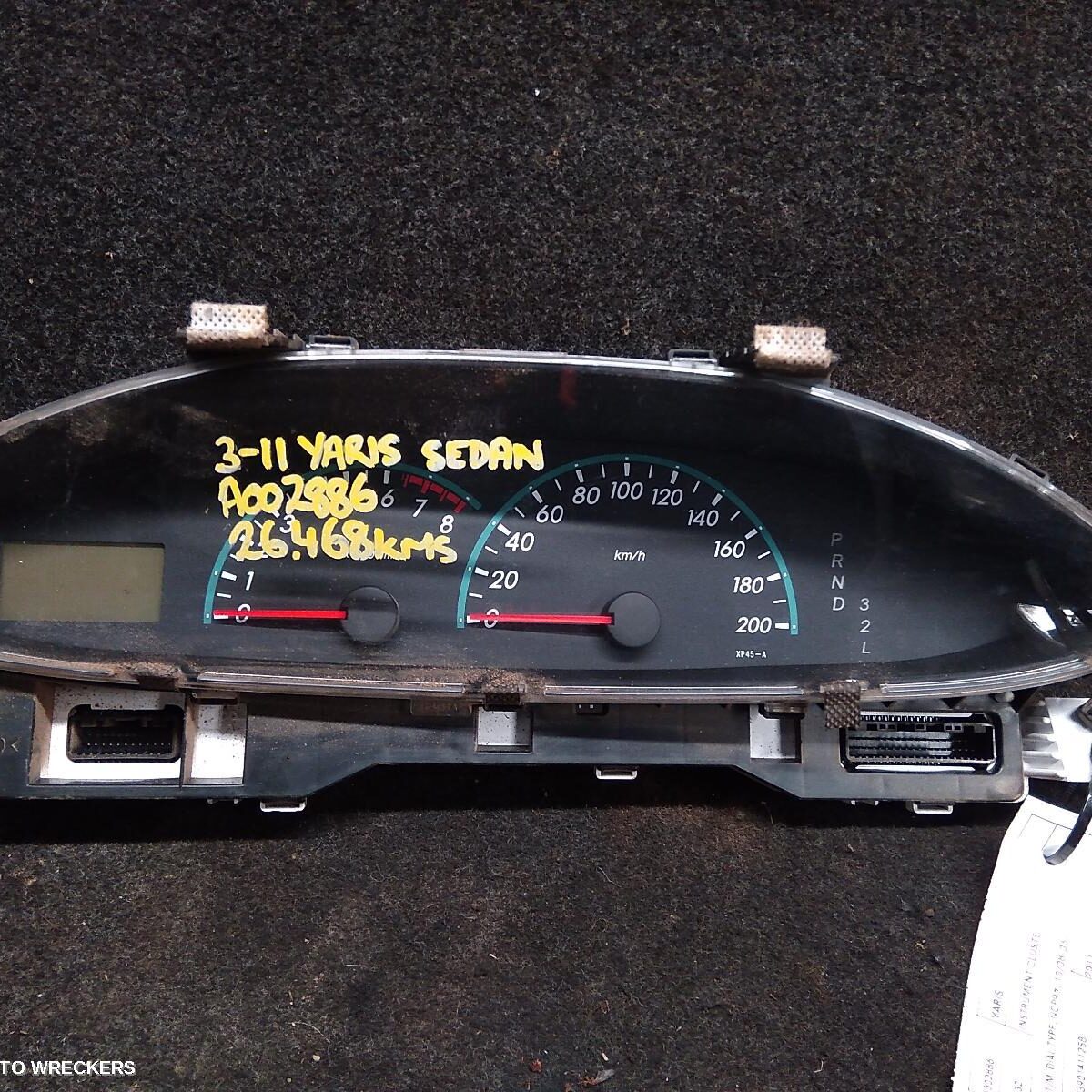 2011 TOYOTA YARIS Instrument Cluster