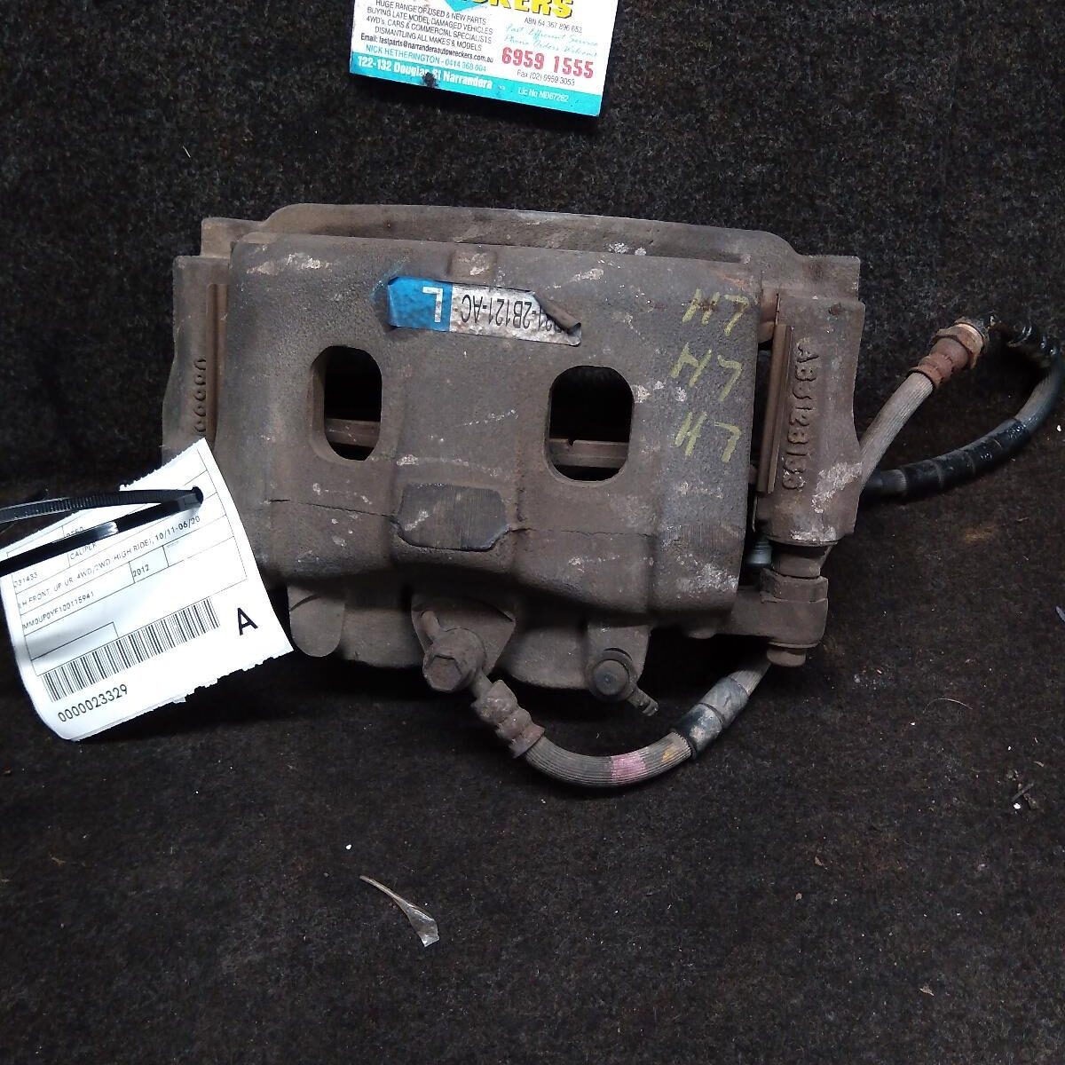 2012 MAZDA BT50 Caliper