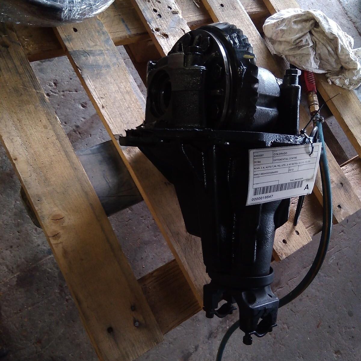 2013 HOLDEN COLORADO DIFFERENTIAL CENTRE