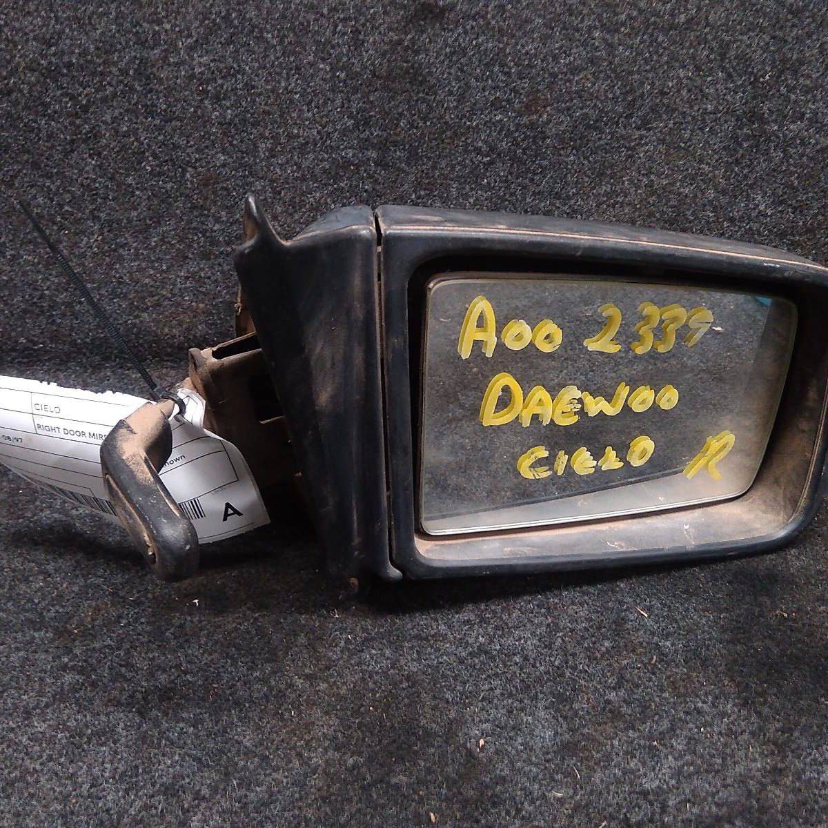 1995 DAEWOO CIELO RIGHT DOOR MIRROR