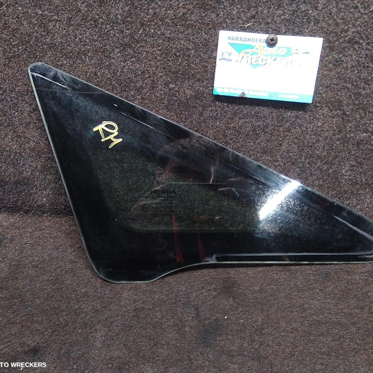 2007 HONDA CIVIC Right Front 1/4 Door Glass