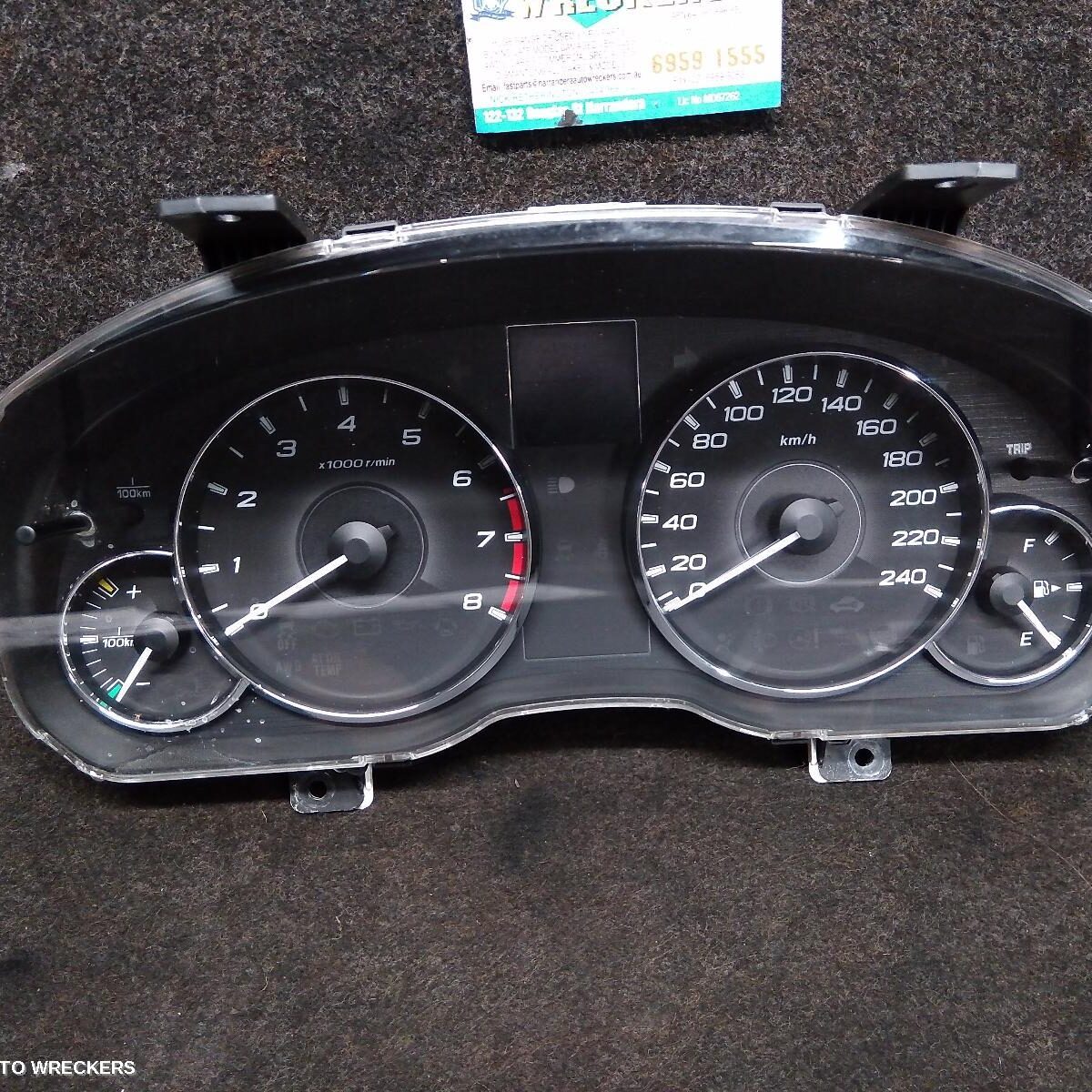 2011 SUBARU LIBERTY Instrument Cluster
