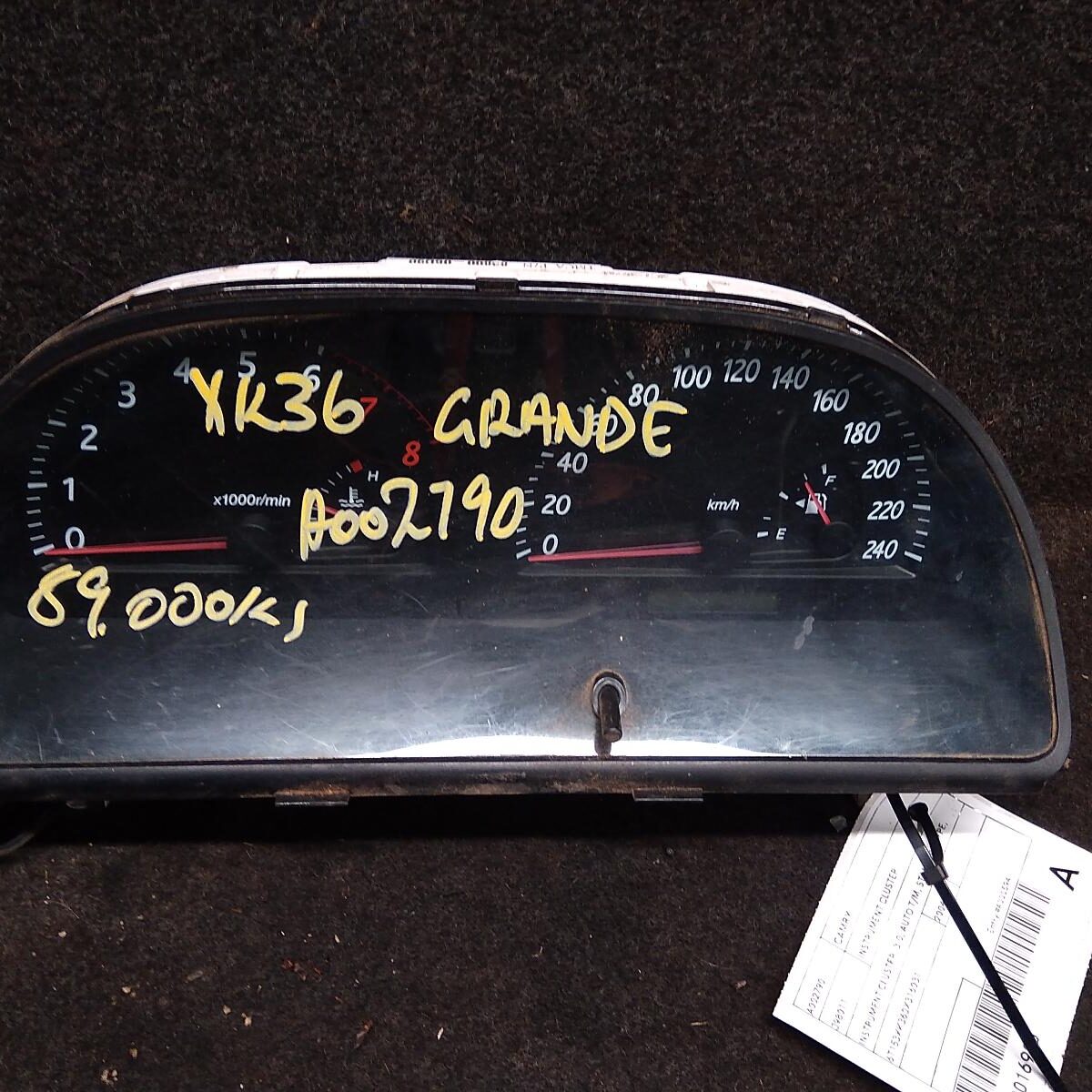 2004 TOYOTA CAMRY INSTRUMENT CLUSTER