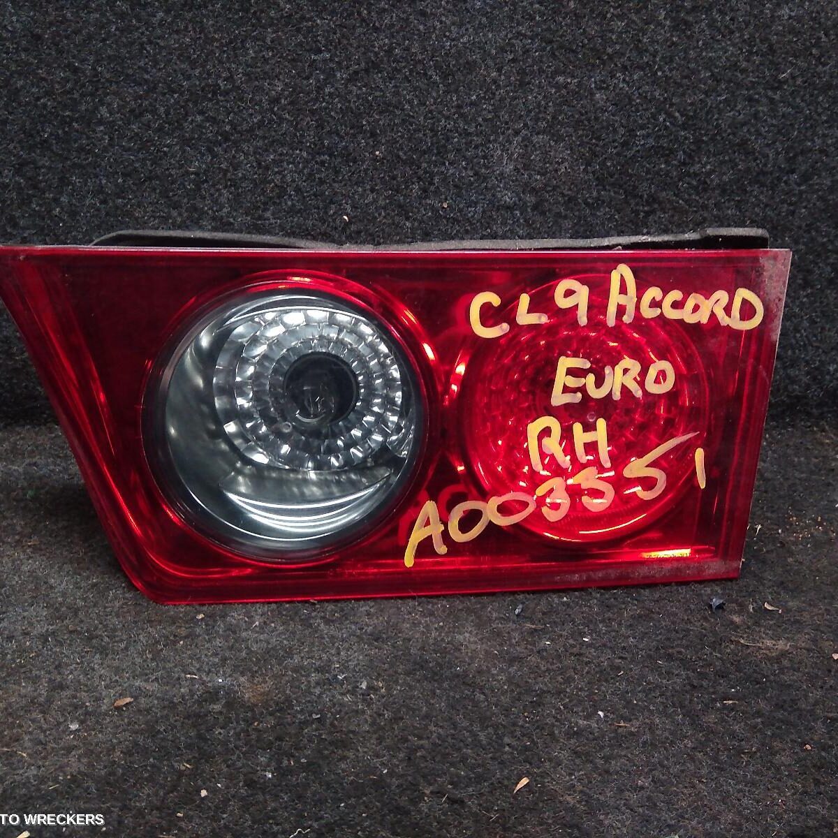 2007 HONDA ACCORD Rear Garnish