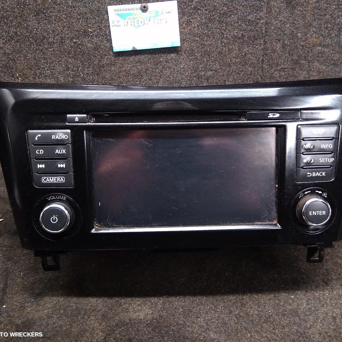 2016 NISSAN XTRAIL Radio/Cd/Dvd/Sat/Tv