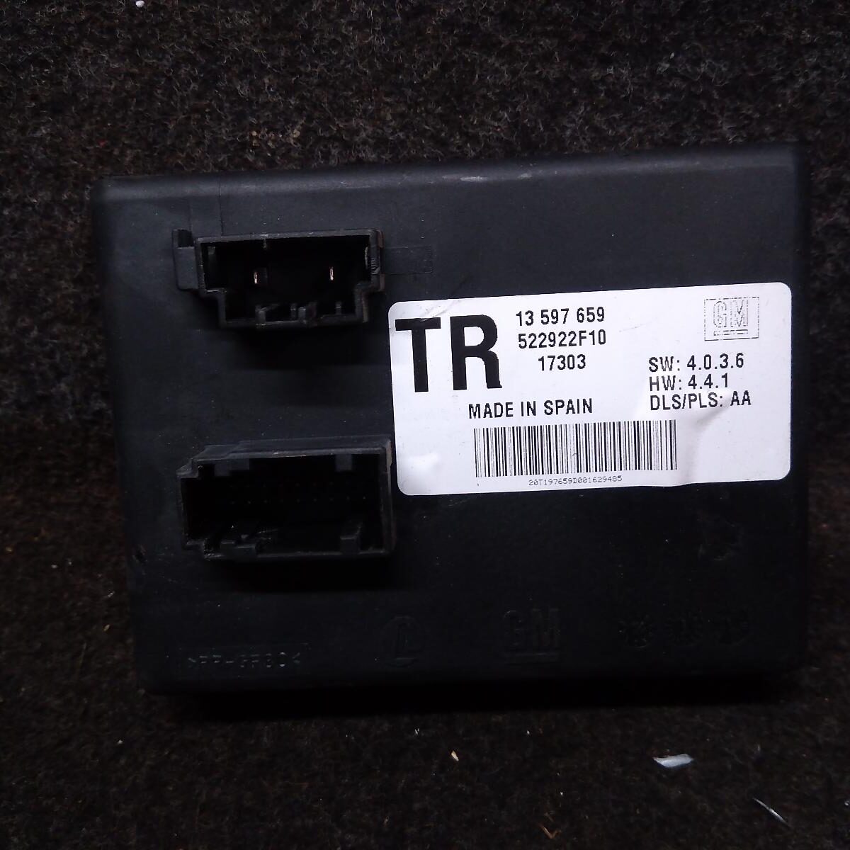 2018 HOLDEN COLORADO MISC SWITCH/RELAY