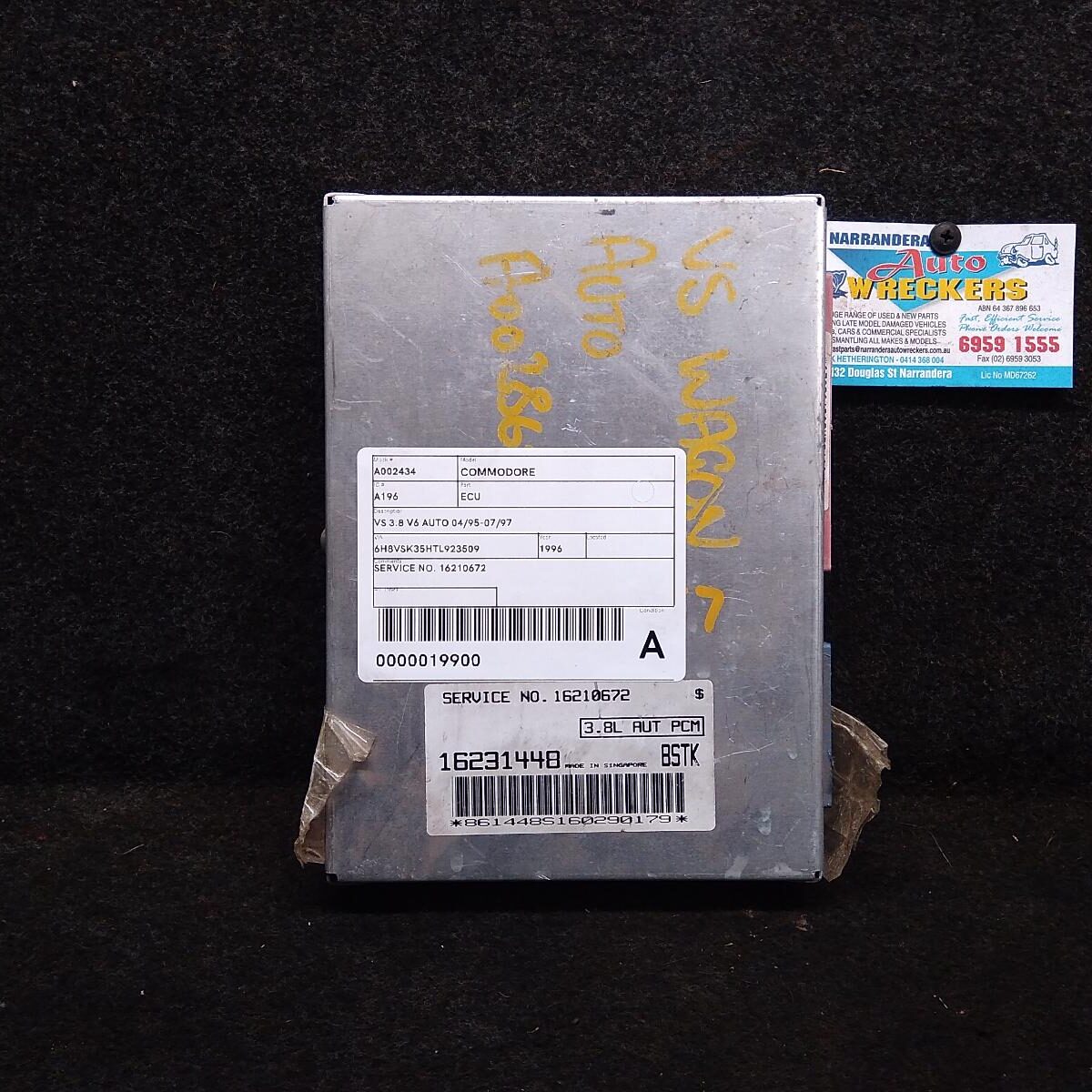 1996 HOLDEN COMMODORE ECU