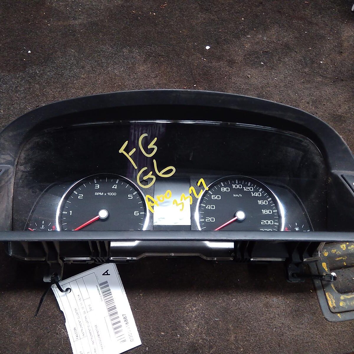 2012 FORD FALCON INSTRUMENT CLUSTER