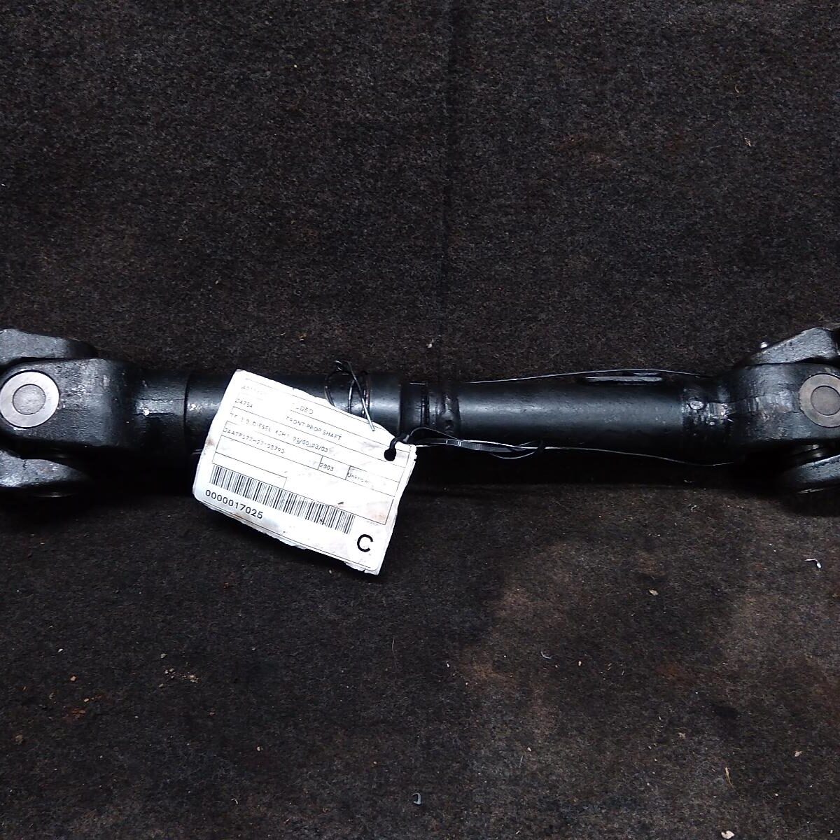 2003 HOLDEN RODEO FRONT PROP SHAFT