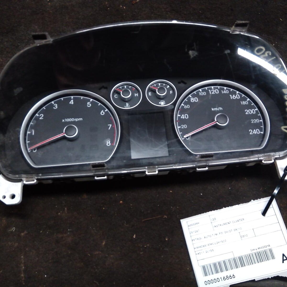 2012 HYUNDAI I30 INSTRUMENT CLUSTER