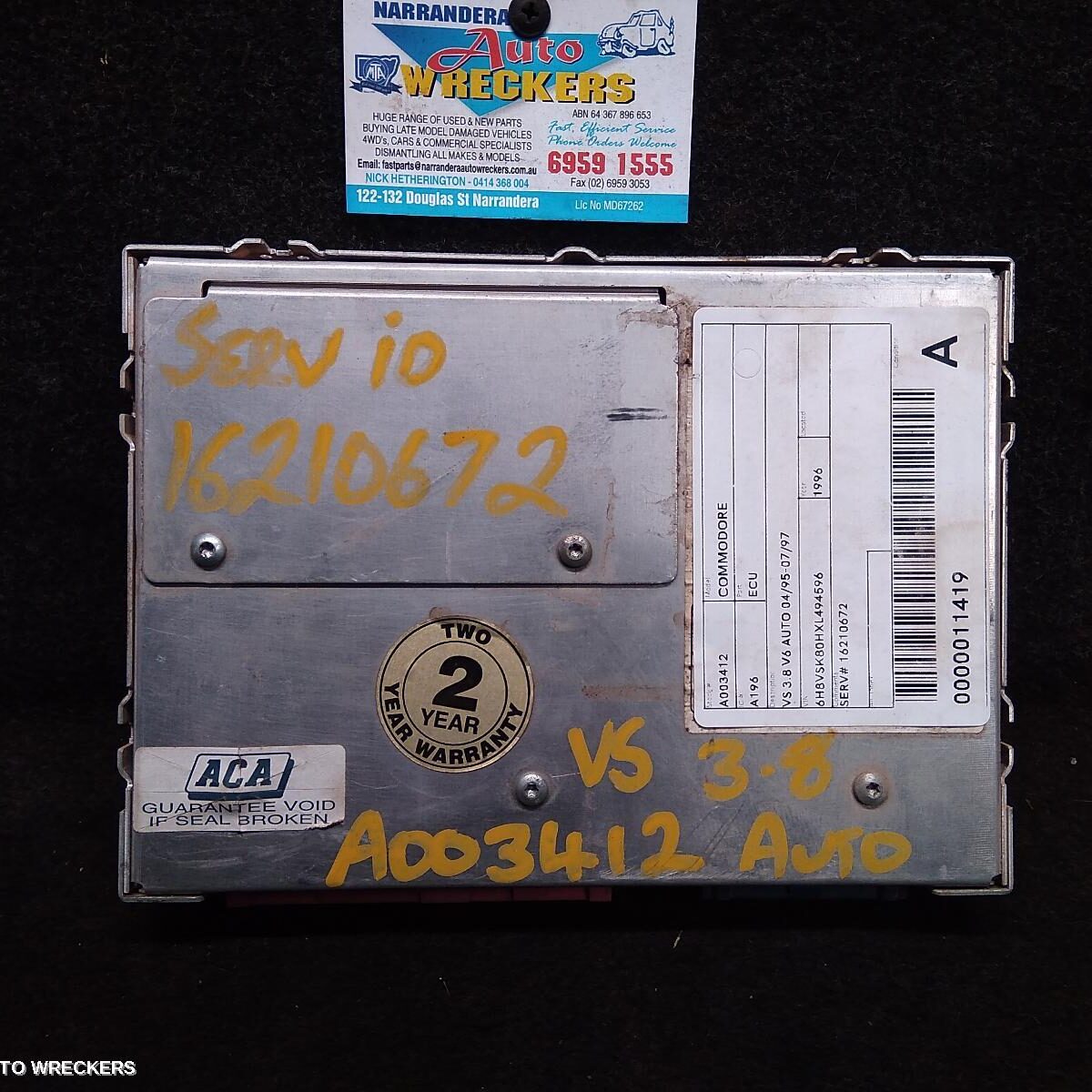 1996 HOLDEN COMMODORE Ecu