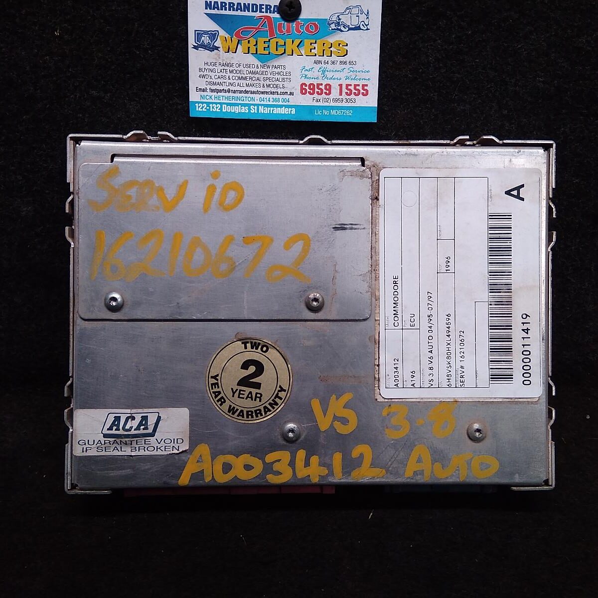 1996 HOLDEN COMMODORE ECU