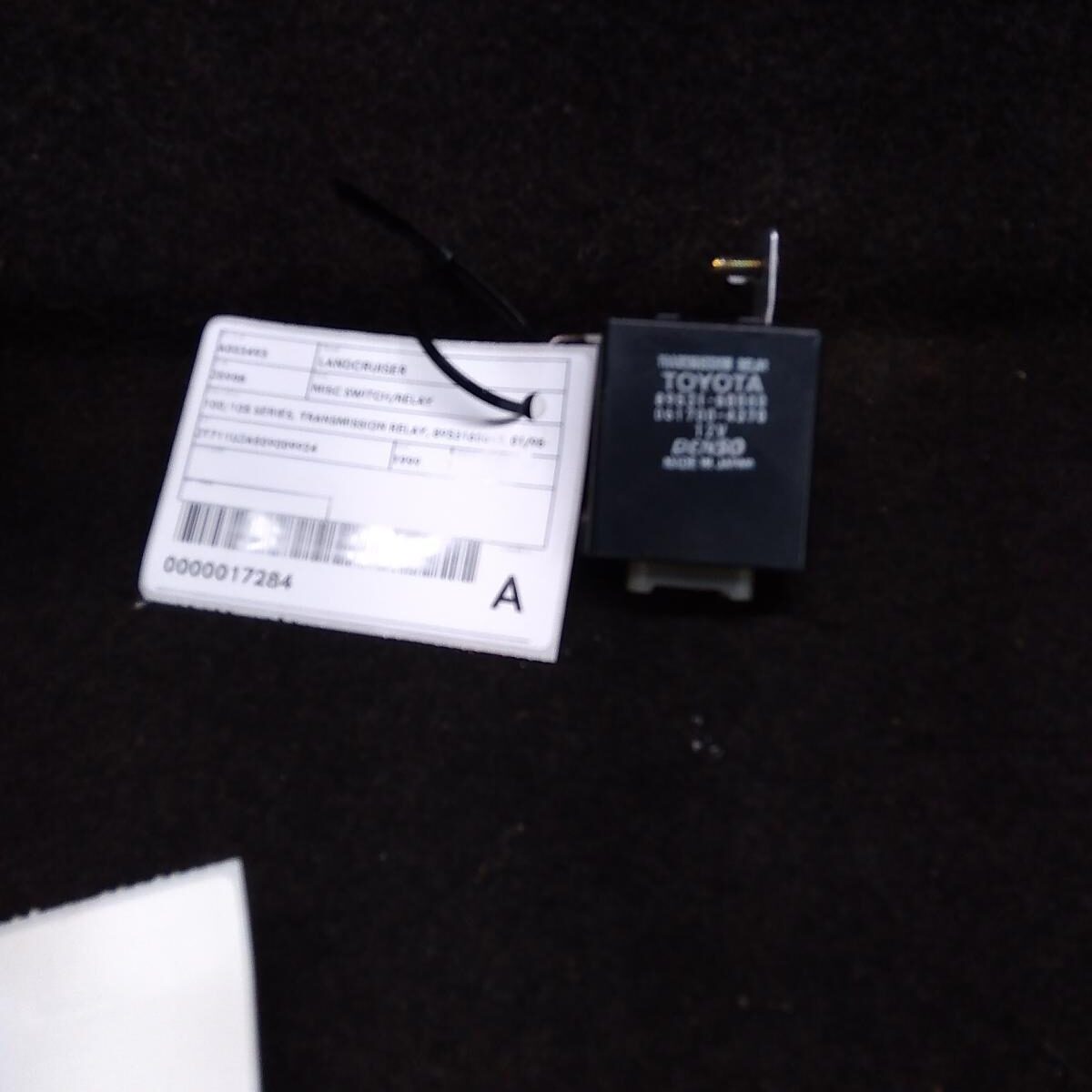 1999 TOYOTA LANDCRUISER Misc Switch/Relay