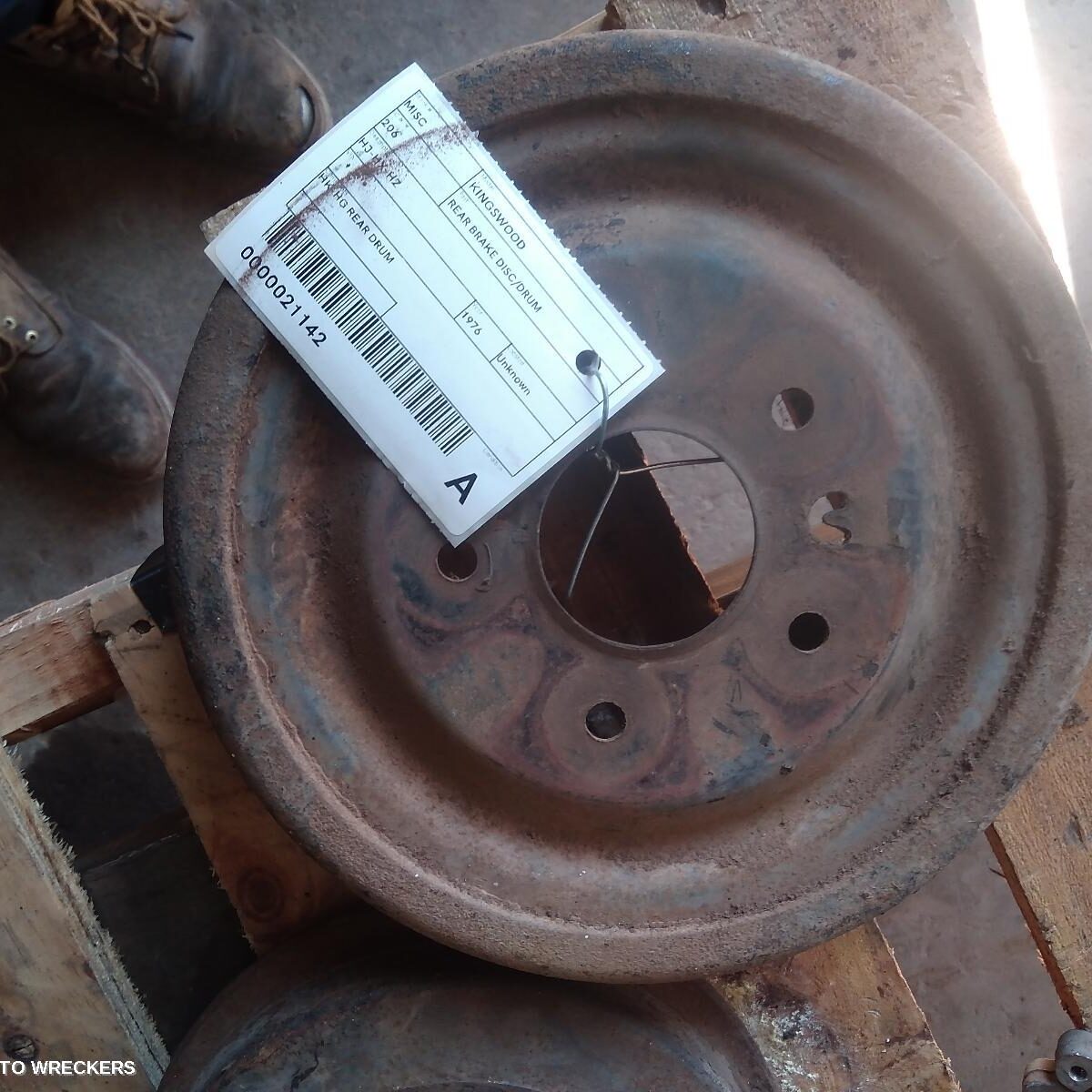 1976 HOLDEN KINGSWOOD Rear Brake Disc/Drum