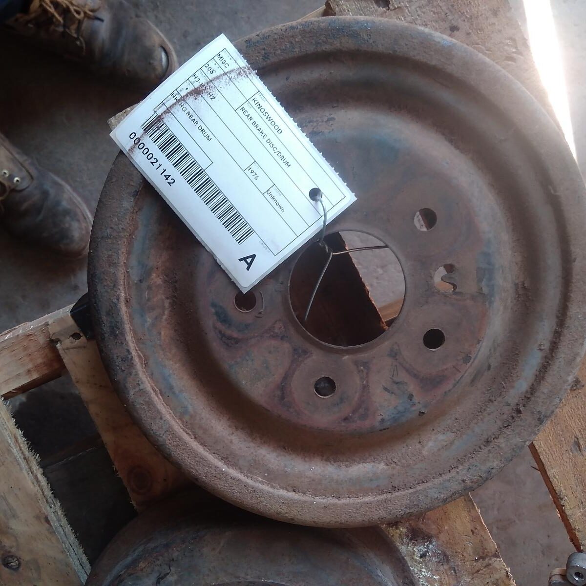1976 HOLDEN KINGSWOOD REAR BRAKE DISC/DRUM