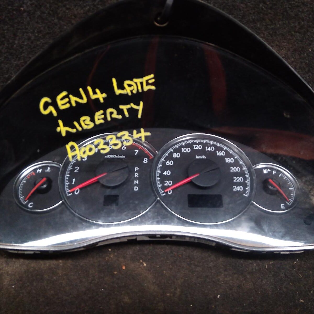 2009 SUBARU LIBERTY INSTRUMENT CLUSTER