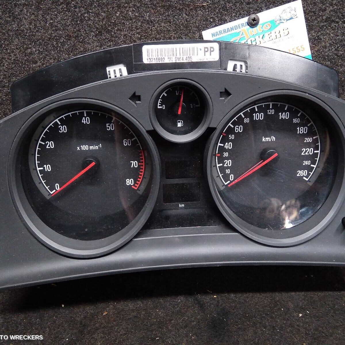 2006 HOLDEN ASTRA Instrument Cluster