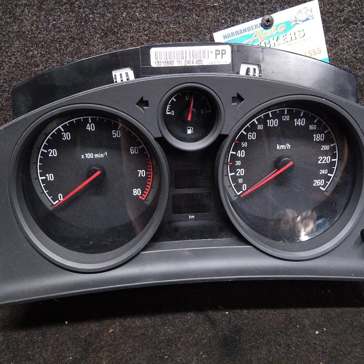 2006 HOLDEN ASTRA INSTRUMENT CLUSTER