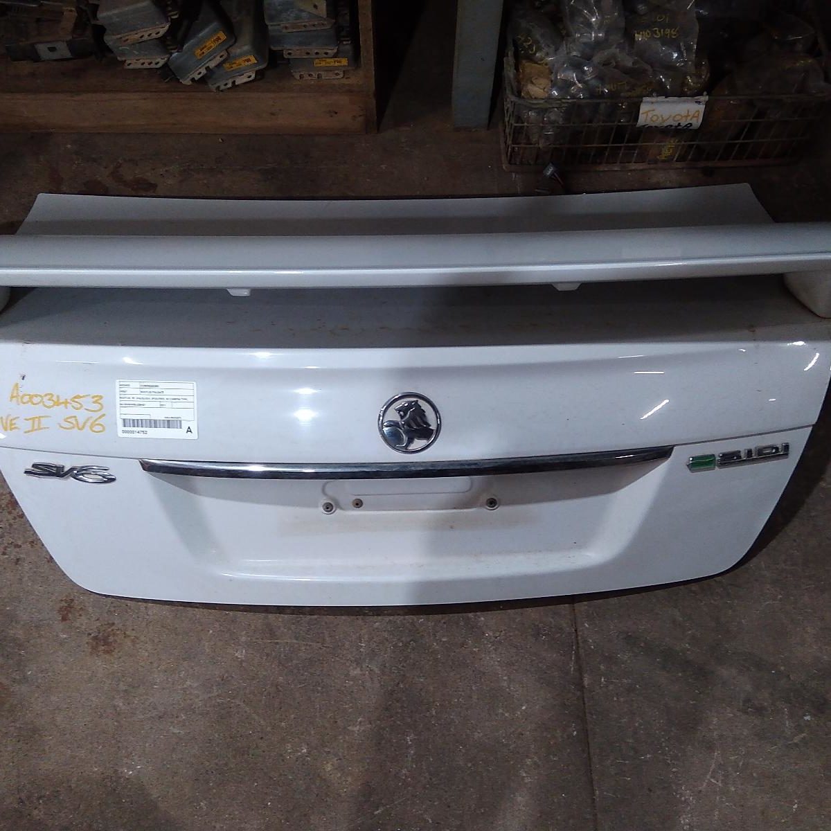 2011 HOLDEN COMMODORE BOOTLID/TAILGATE